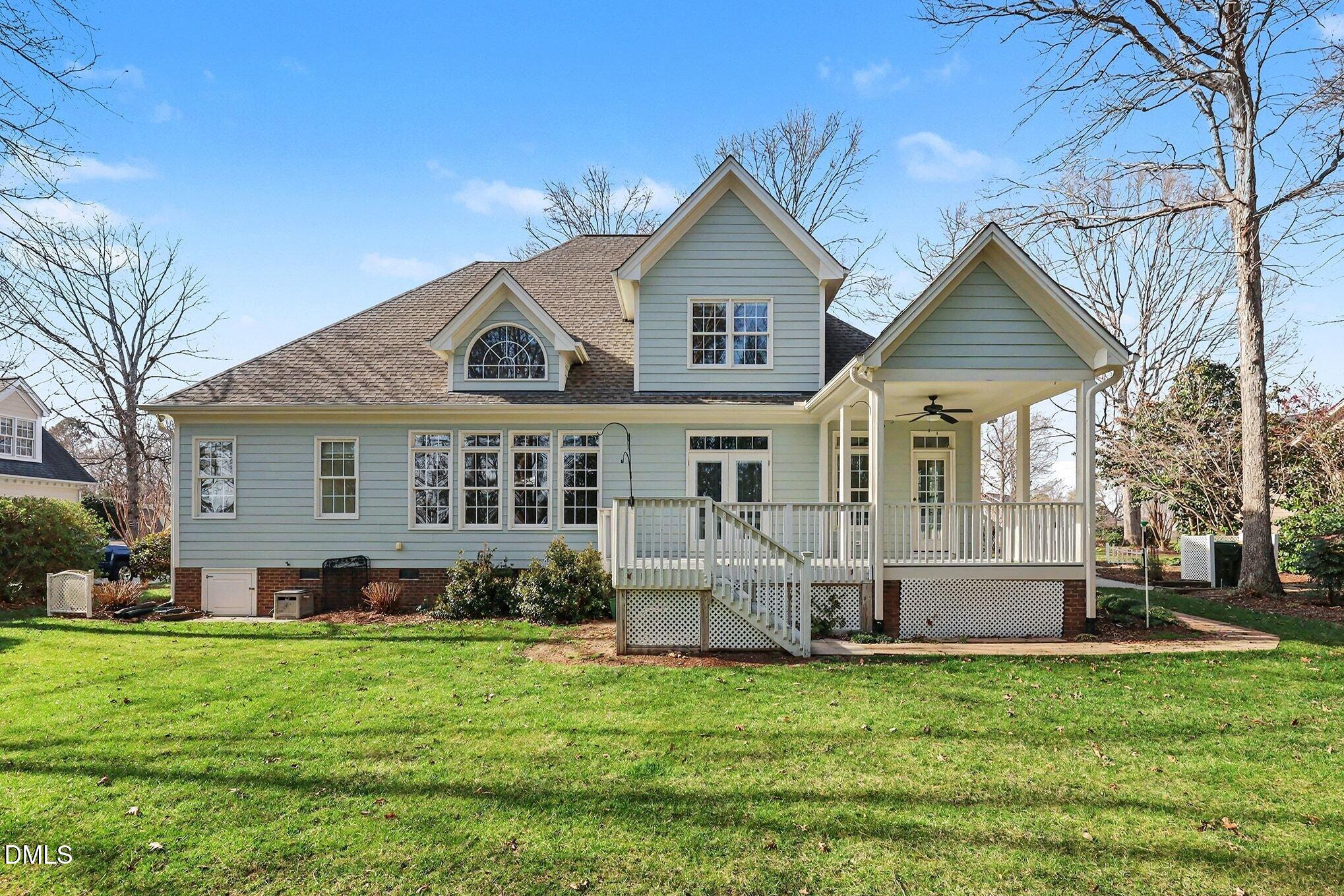1108 Neuse Ridge Drive Clayton, NC 27527 - Photo 45 of 52 a front view of a house with a yard