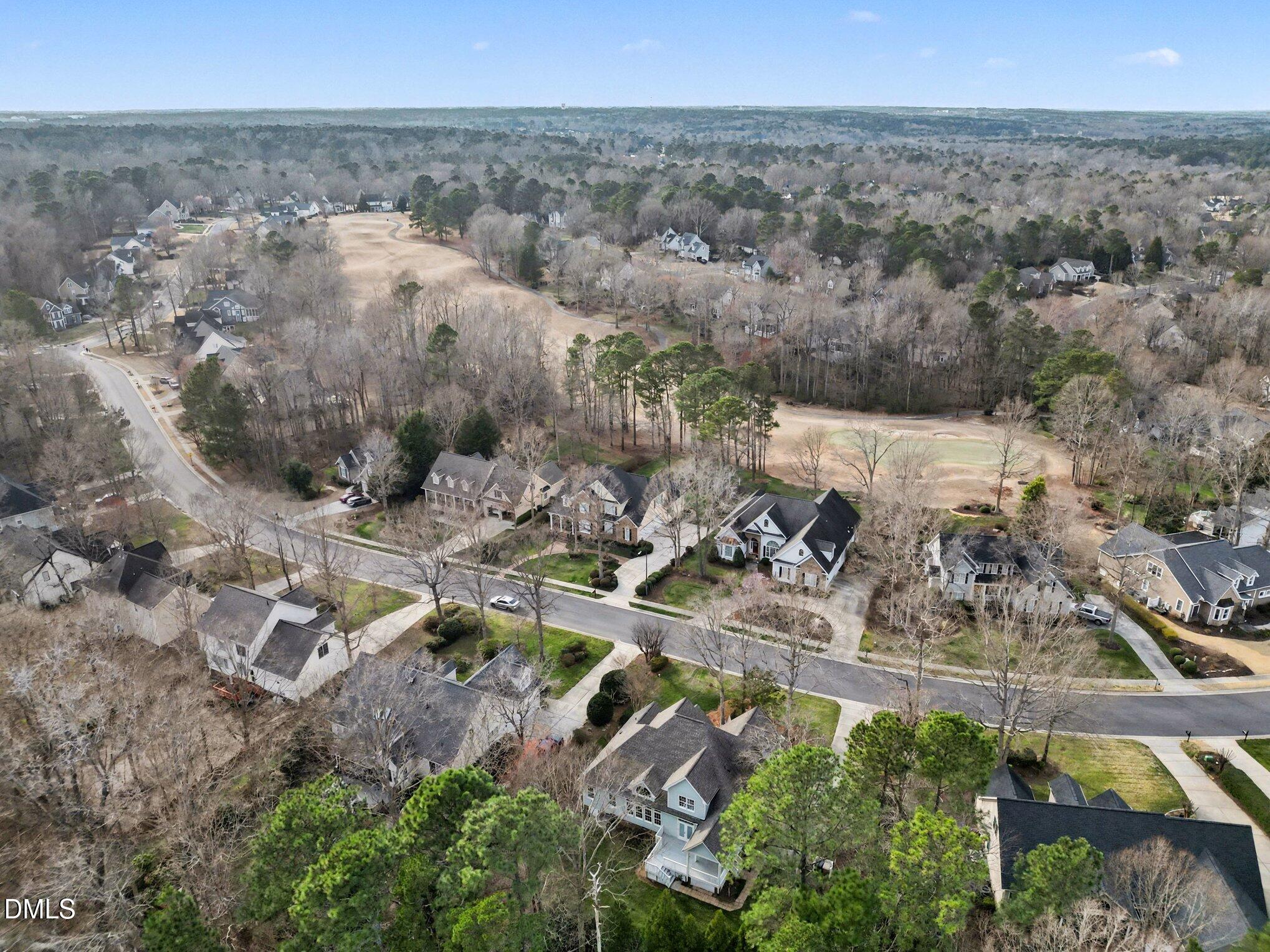 1108 Neuse Ridge Drive Clayton, NC 27527 - Photo 51 of 52 an aerial view of a house with a yard