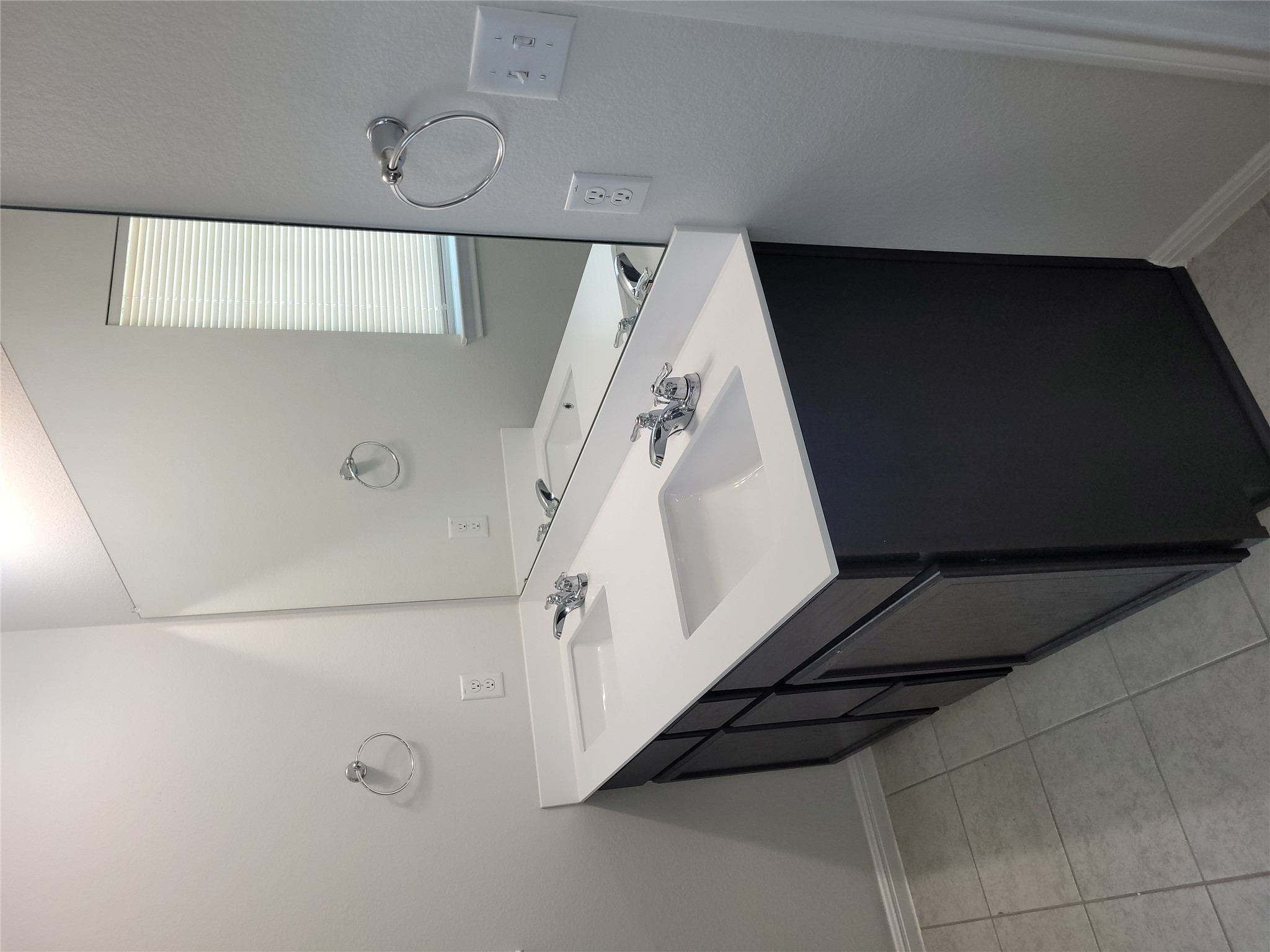 8308 Daisy Cutter Crossing Georgetown, TX 78626 - Photo 19 of 27 A well-appointed primary bathroom vanity features dual sinks and ample counter space.