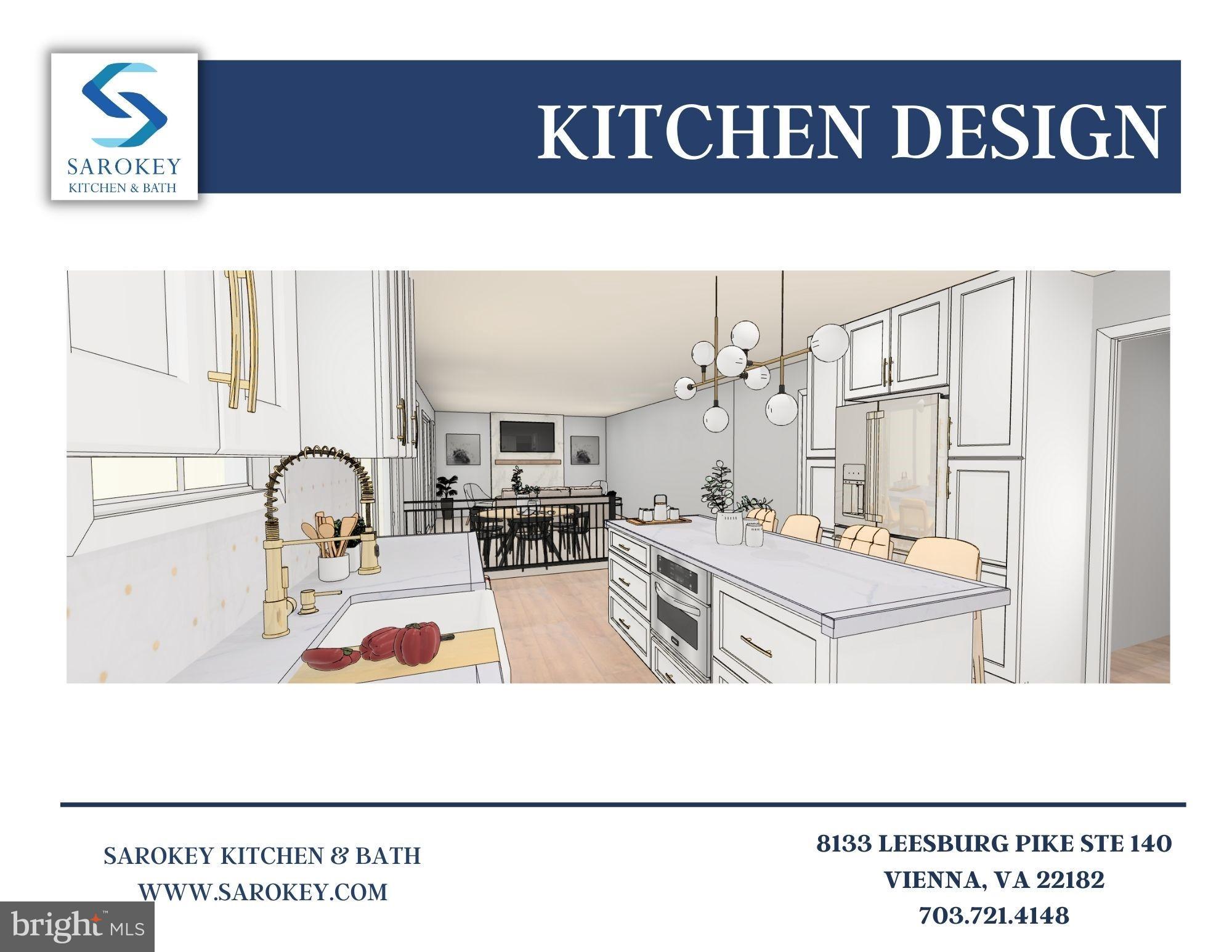 1529 Kingstream Circle Herndon, VA 20170 - Photo 21 of 74 Potential kitchen design