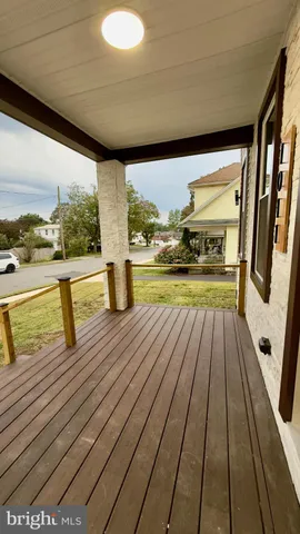 a view of outdoor space with seating area