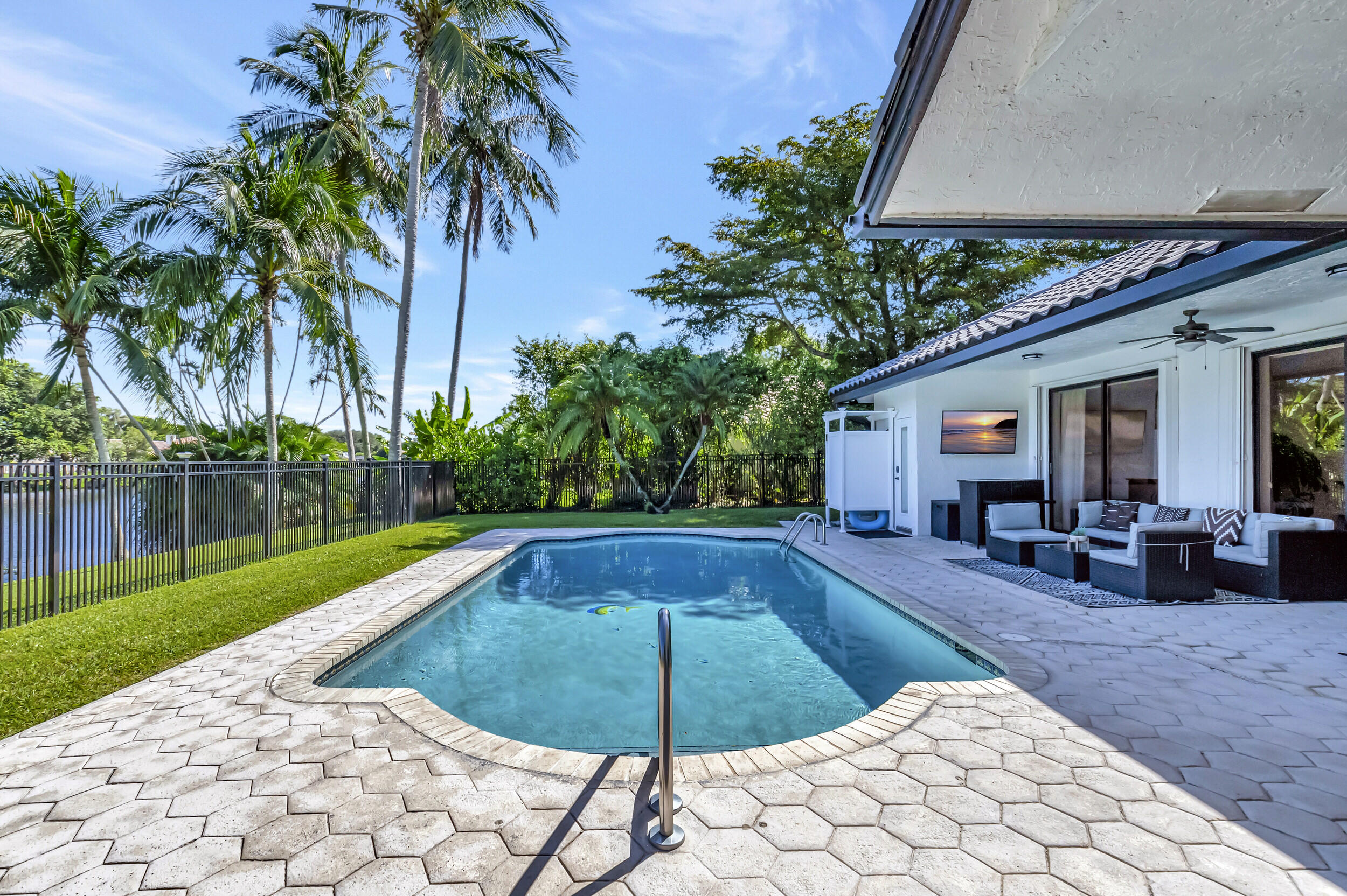 2677 Northwest 46th Street Boca Raton, FL 33434 - Photo 40 of 52 BACKYARD AND POOL VIEW