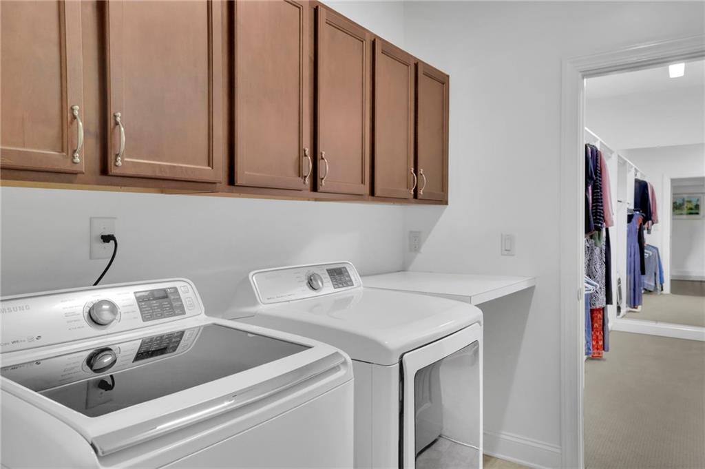 6255 Allison Road Cumming, GA 30040 - Photo 28 of 36 a utility room with dryer and washer