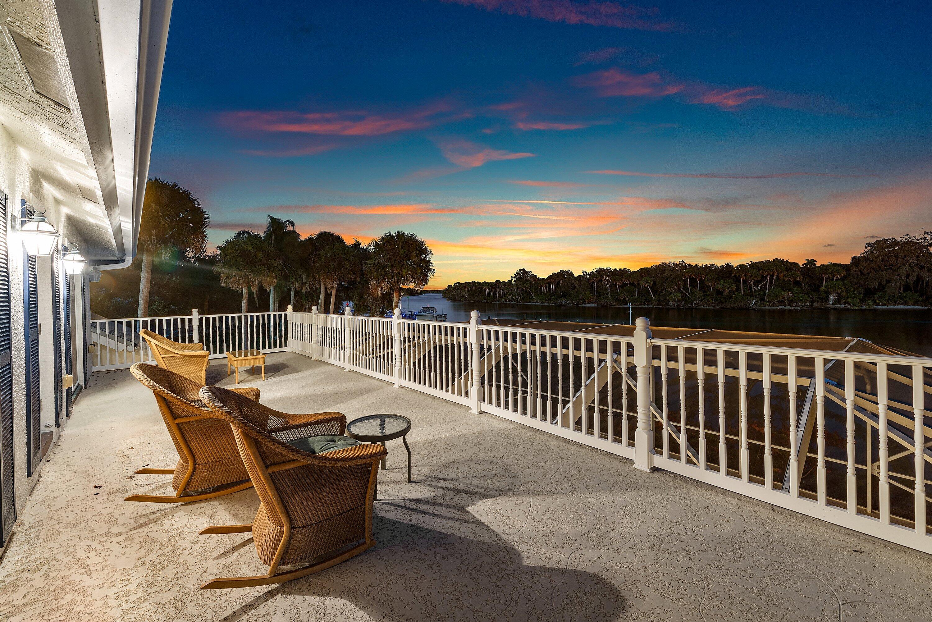 5855 Southwest Mapp Road Palm City, FL 34990 - Photo 36 of 60 34Night-BackPorch1