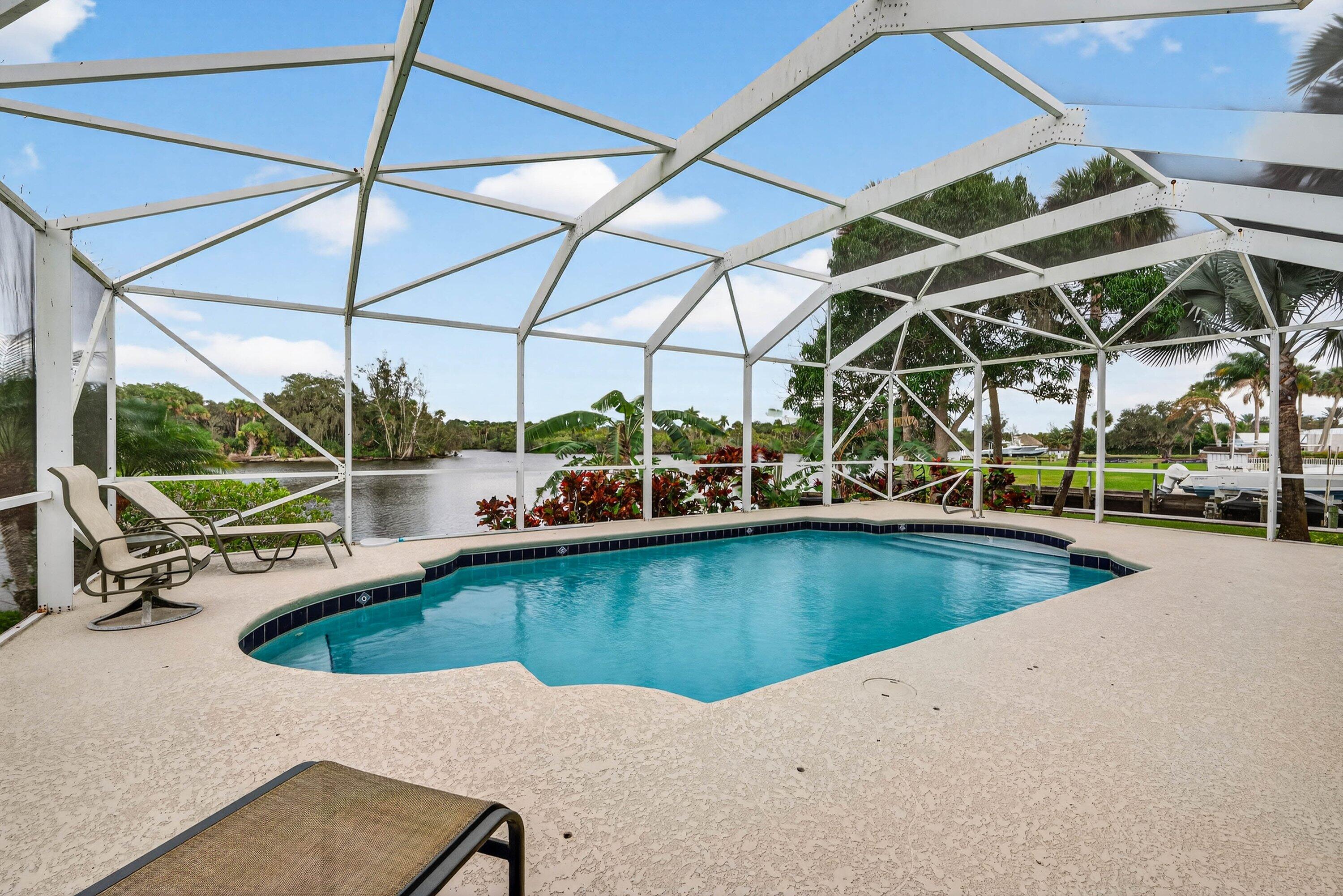 5855 Southwest Mapp Road Palm City, FL 34990 - Photo 37 of 60 35Day-Pool5