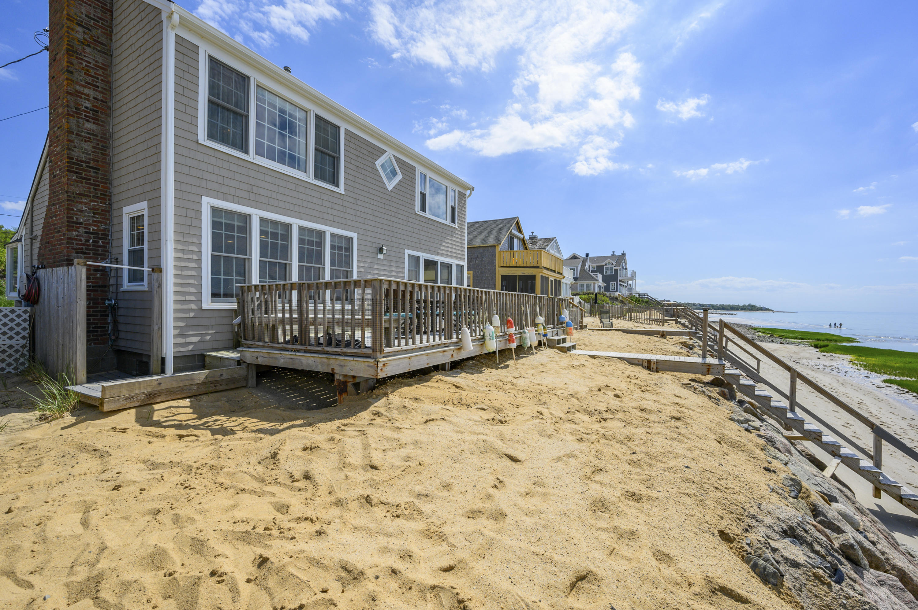 51 Captain Dunbar Road Brewster, MA 02631 - Photo 32 of 36 a view of roof deck with a barbeque