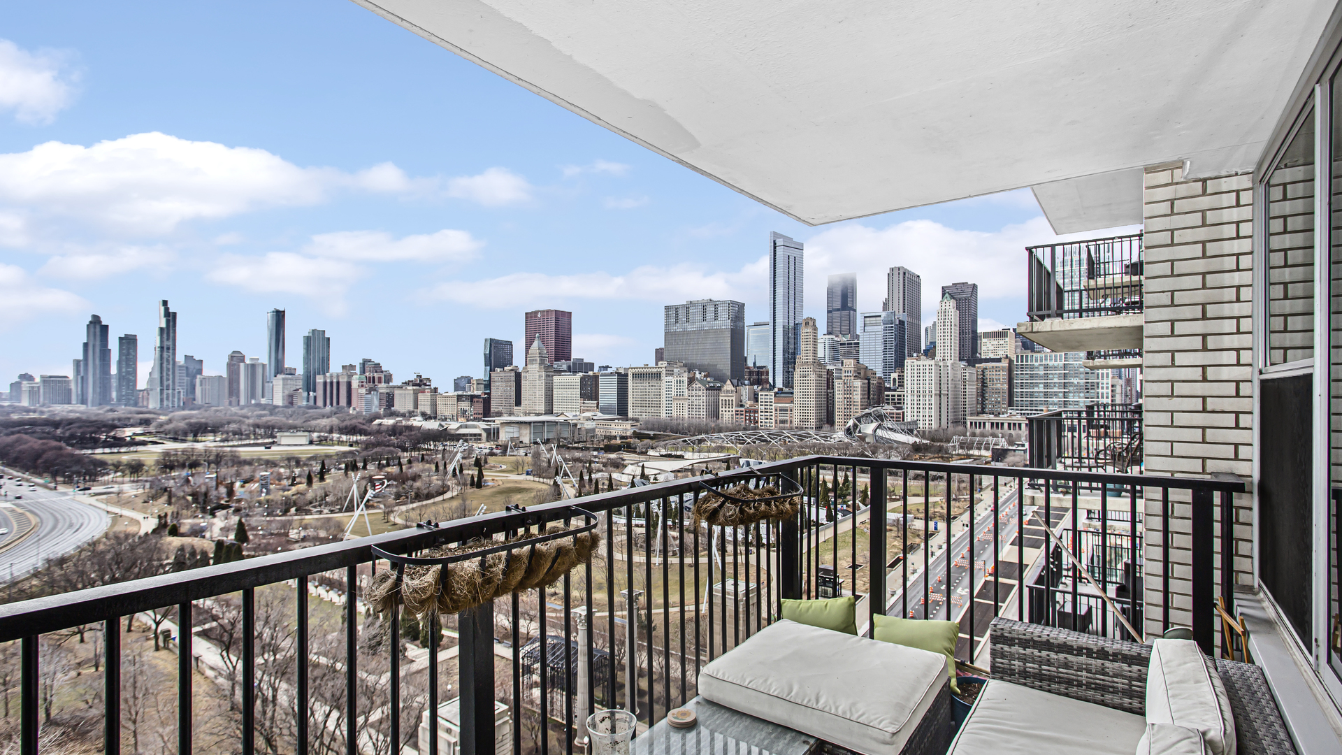 400 East Randolph Street, Unit 1915 Chicago, IL 60601 - Photo 5 of 25 a view of city from a balcony