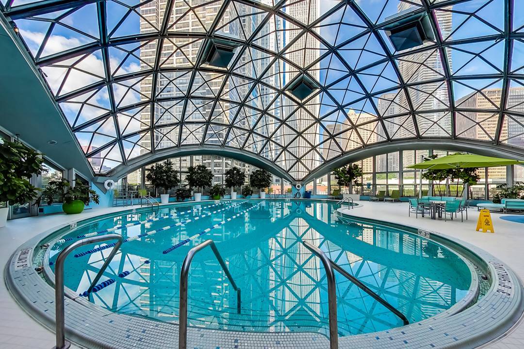 400 East Randolph Street, Unit 1915 Chicago, IL 60601 - Photo 6 of 25 a view of swimming pool with outdoor seating