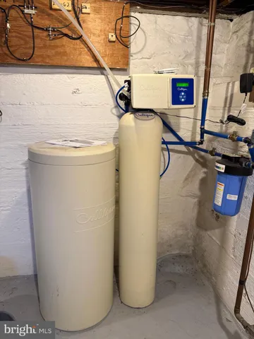 a view of storage and utility room