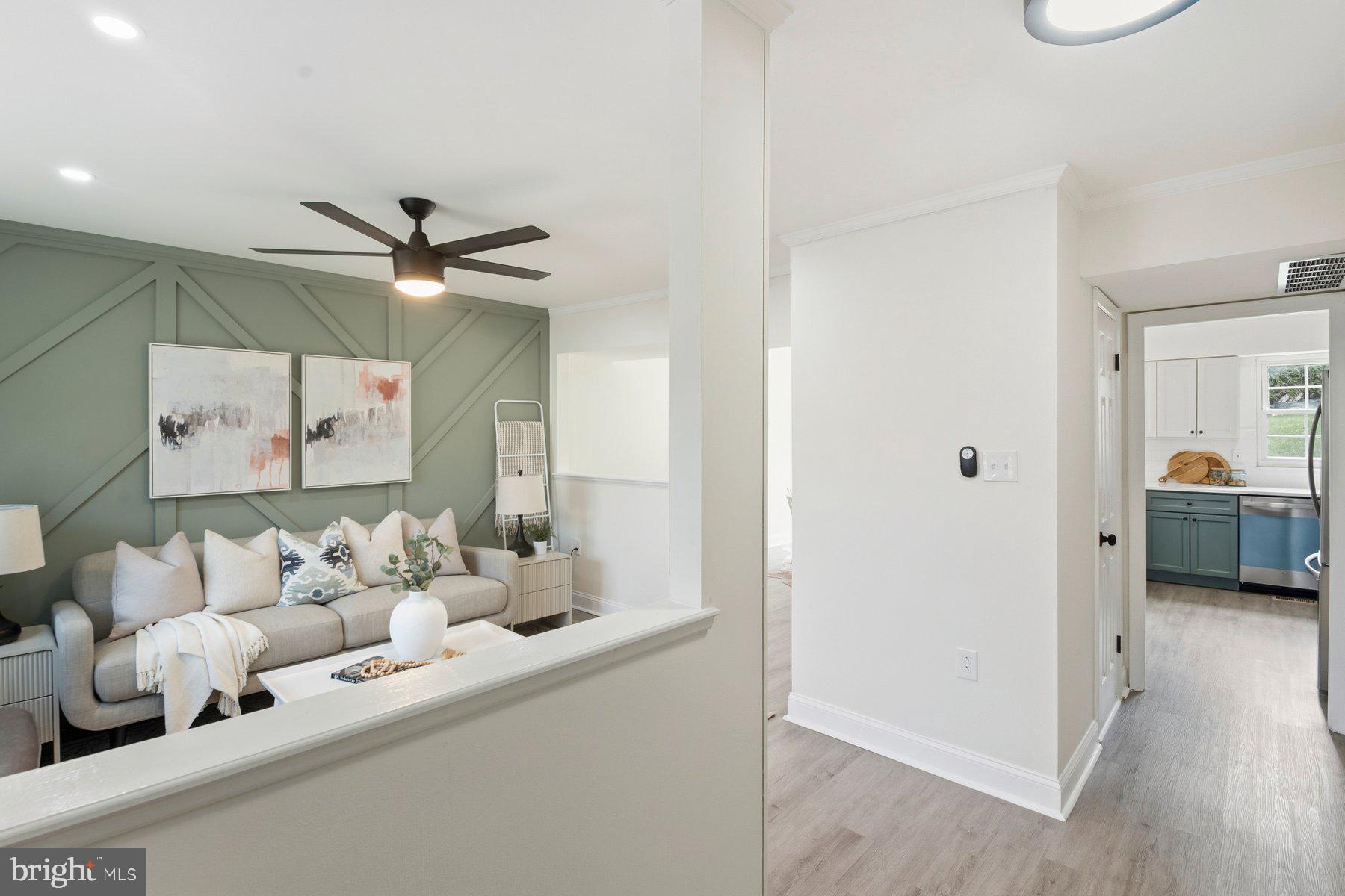 7 Prestwick Square Baltimore, MD 21228 - Photo 5 of 28 a living room with furniture and a large window