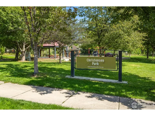 a view of park with trees