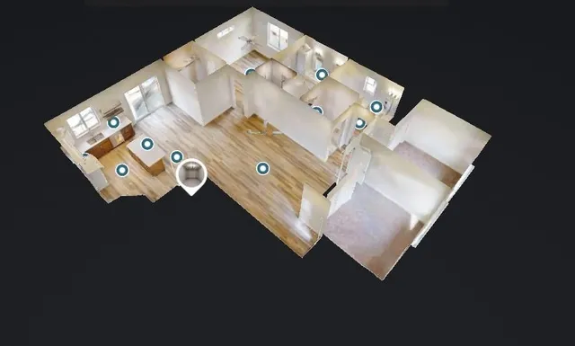 a view of an empty room