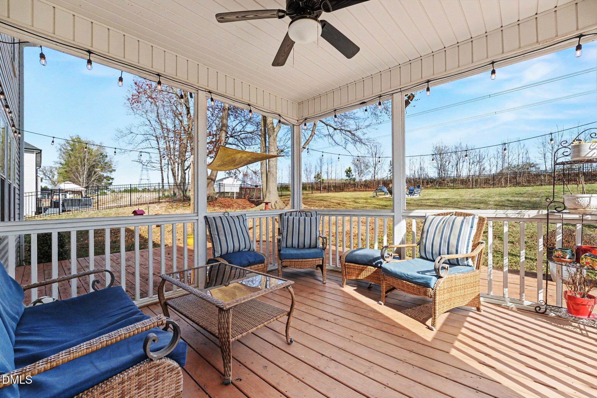 209 Timber Wolf Crossing Garner, NC 27529 - Photo 27 of 38 a view of a balcony with chairs