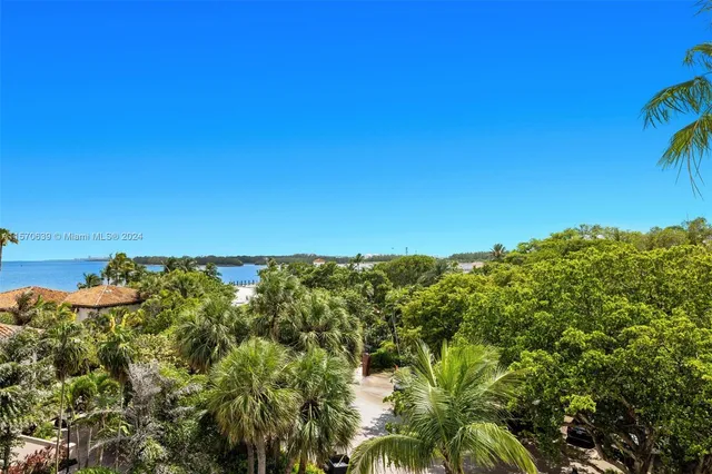 a view of a city with an ocean