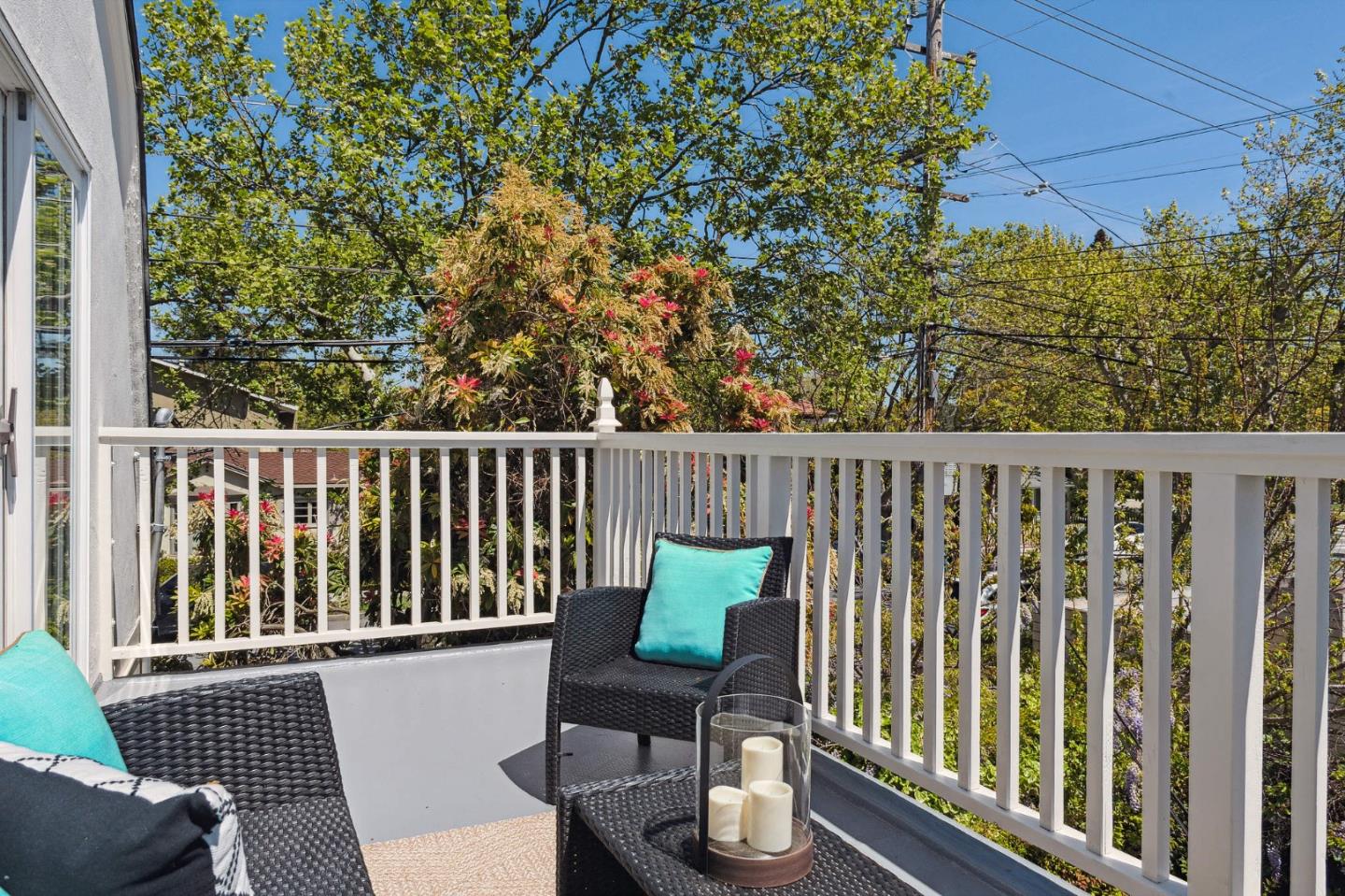 321 Bloomfield Road Burlingame, CA 94010 - Photo 25 of 45 a view of a chair in wooden deck