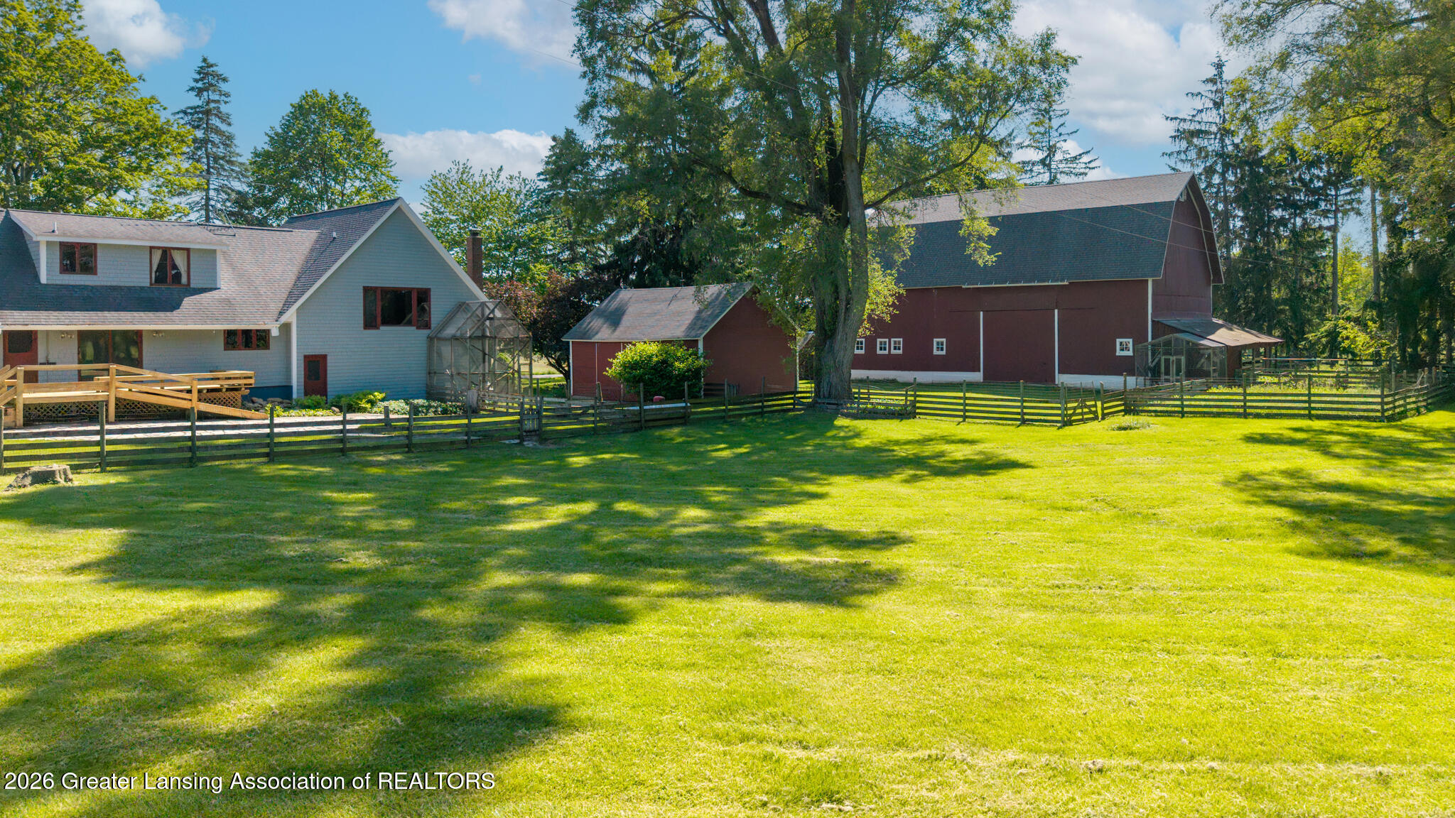 3181 Moyer Road Williamston, MI 48895 - Photo 3 of 27 Rear/ Barnes