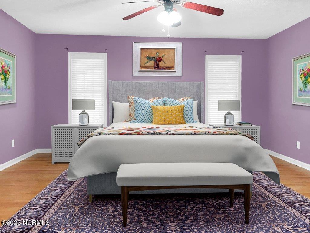 169 Flat Rock Road Aberdeen, NC 28315 - Photo 10 of 36 Primary bedroom is virtually staged