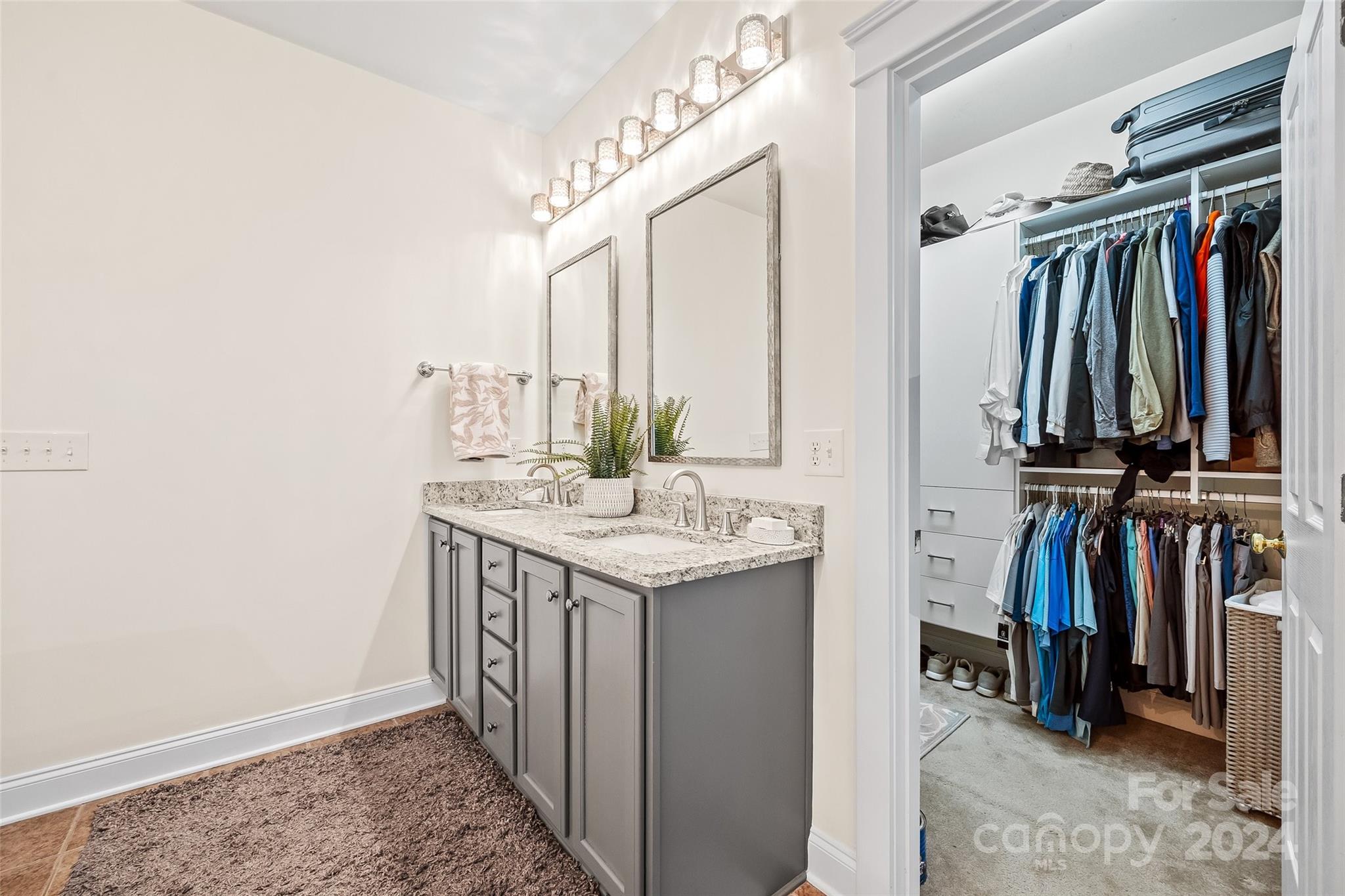 422 Bull Finch Bend Fort Mill, SC 29708 - Photo 28 of 48 a view of walk in closet with clothes and shoes
