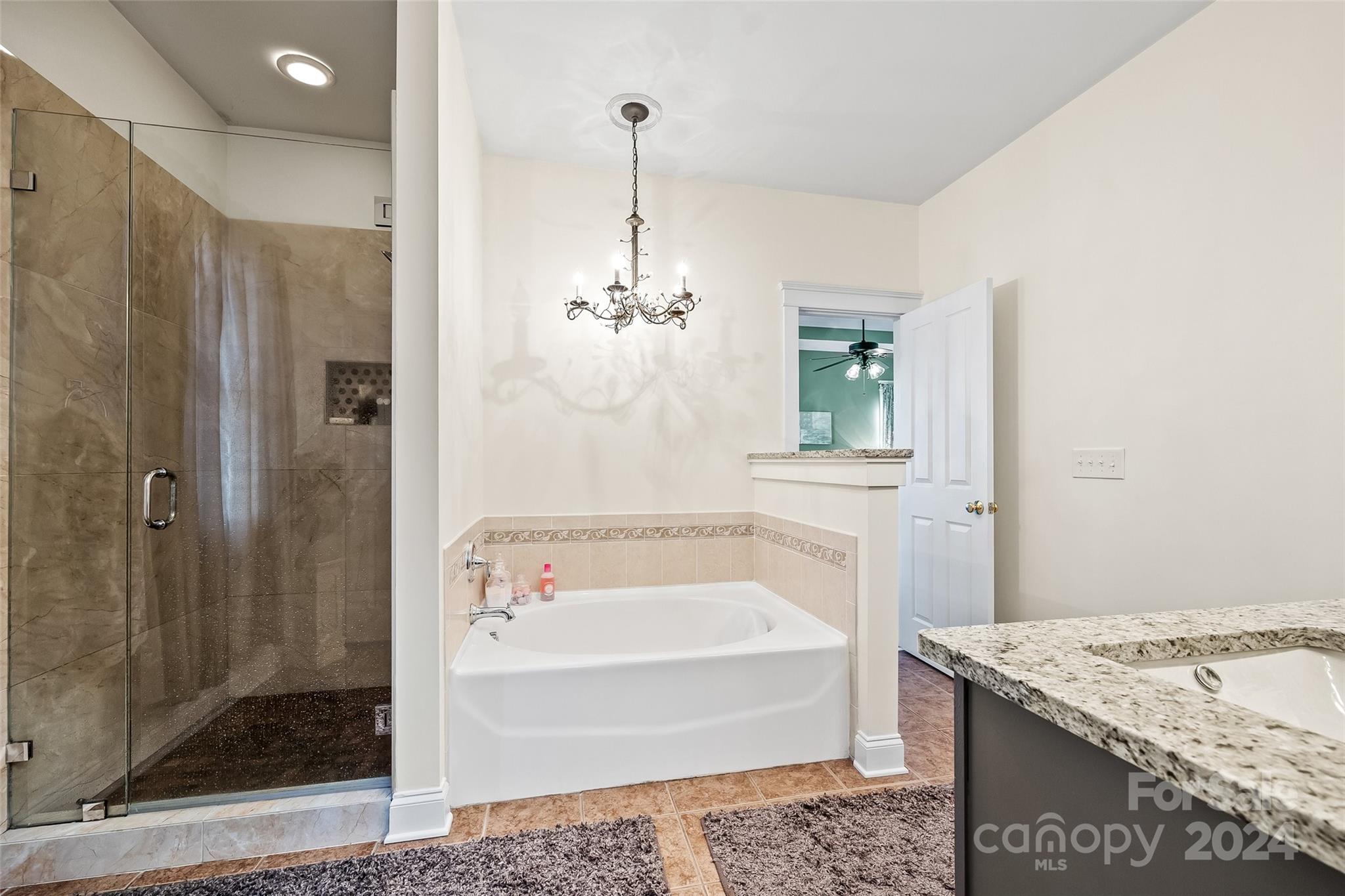 422 Bull Finch Bend Fort Mill, SC 29708 - Photo 29 of 48 a bathroom with a tub sink and shower