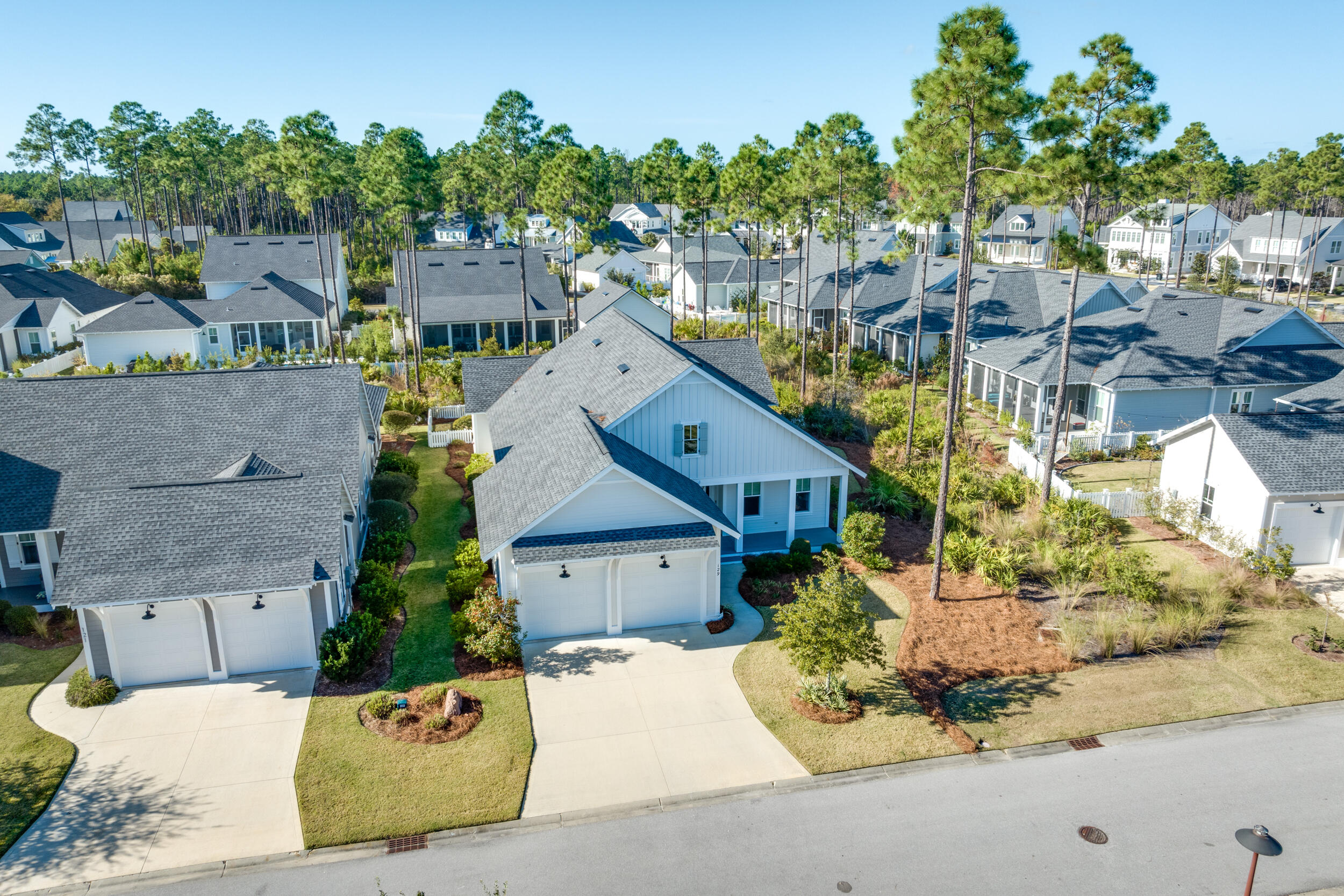 129 Firefly Way, Unit LOT 75 Watersound, FL 32461 - Photo 23 of 56 an aerial view of a house