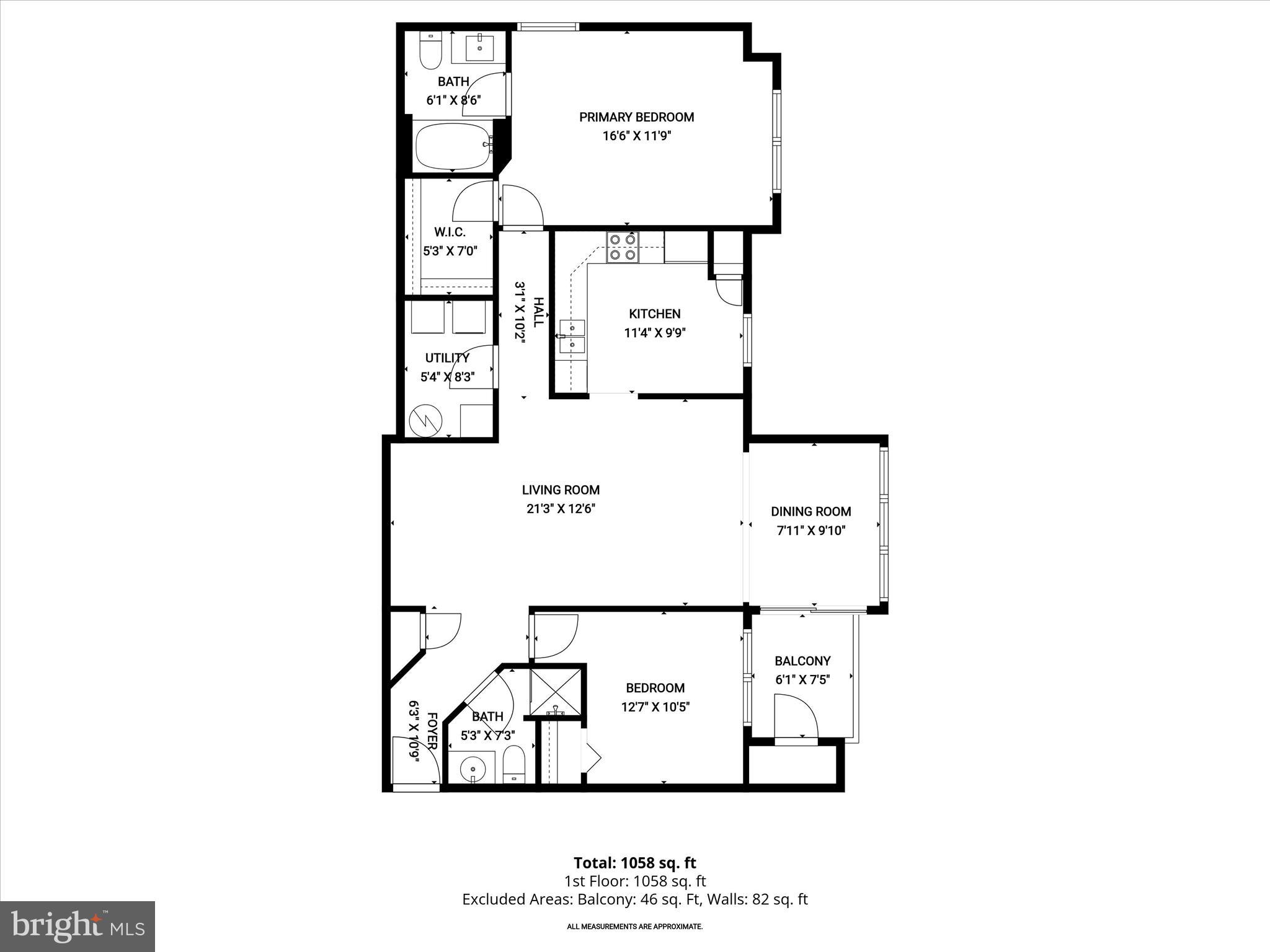 7907 Valley Manor Road, Unit H Owings Mills, MD 21117 - Photo 24 of 24 Floor Plan