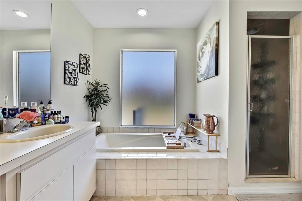 83 Greentree Street Homosassa, FL 34446 - Photo 12 of 49 a bathroom with a sink and a mirror