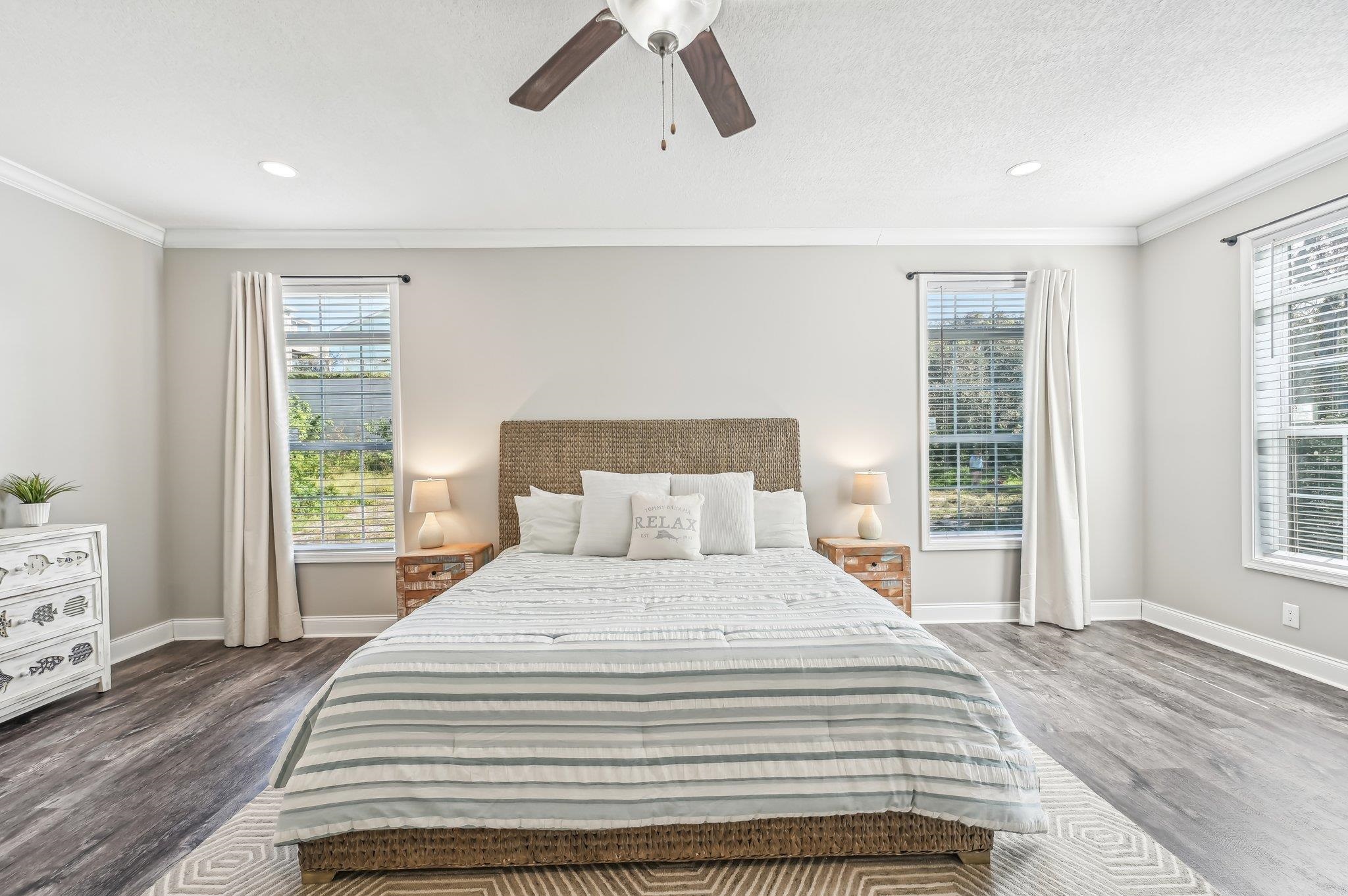 4954 A1A South St. Augustine, FL 32080 - Photo 17 of 42 a bedroom with a large bed and a window