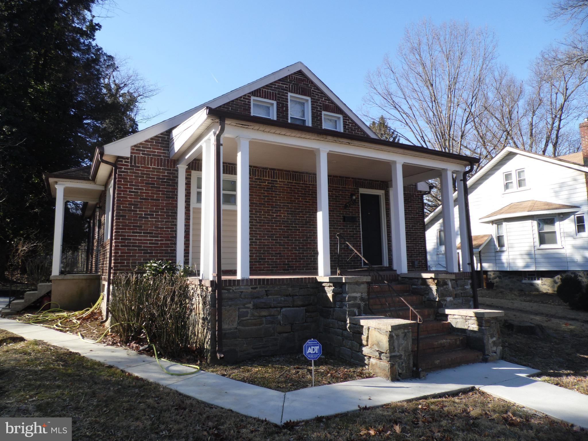 3727 Nortonia Road Baltimore, MD 21216 - Photo 1 of 21 Front of Home with full width covered porch