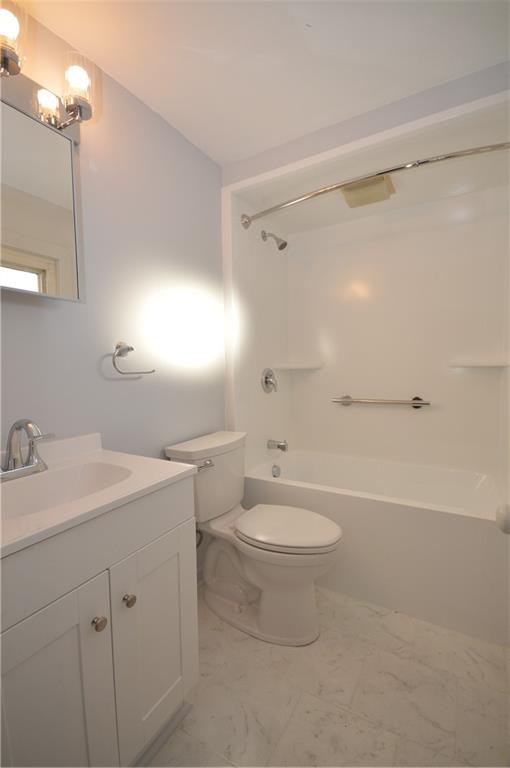 115 Meade Avenue Pittsburgh, PA 15202 - Photo 19 of 38 a bathroom with a sink a toilet and shower