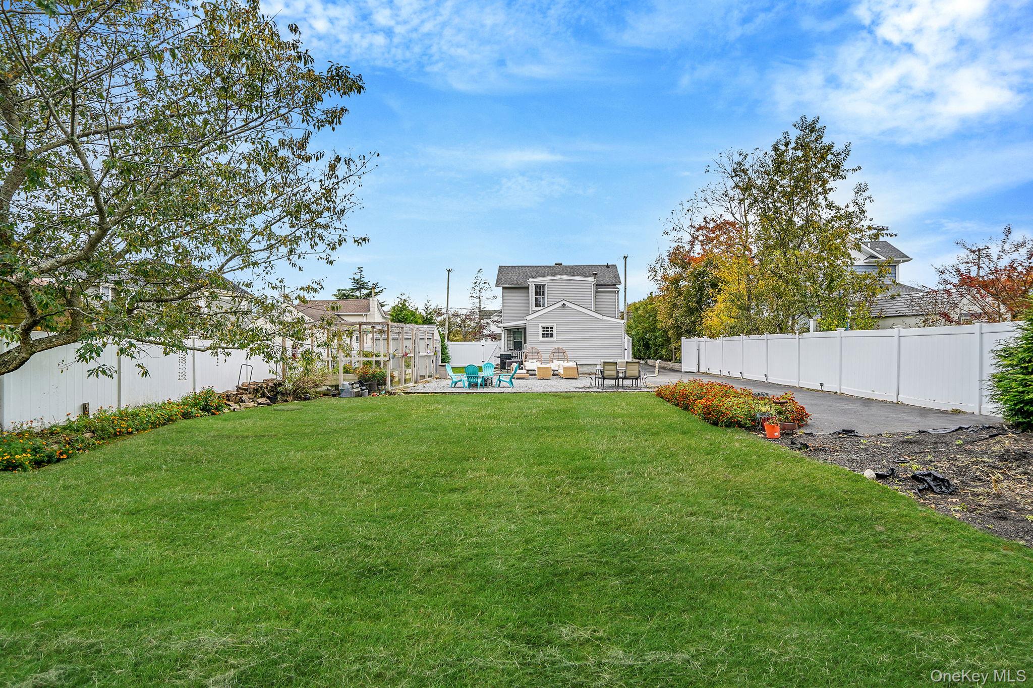 45 Maple Avenue Patchogue, NY 11772 - Photo 24 of 30 a view of backyard with green space