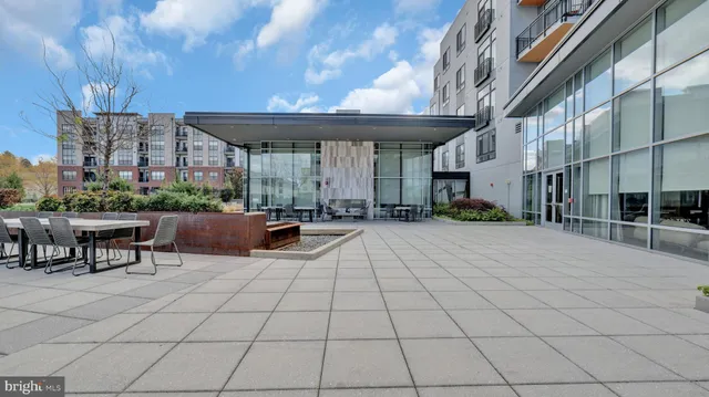 a view of outdoor space with seating area