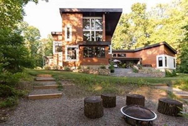30 Arcadia Road Natick, MA 01760 - Photo 16 of 17 a front view of a house with garden