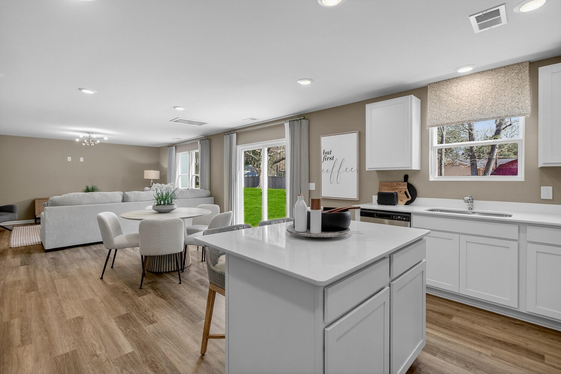 7087 Windham Way Ladson, SC 29456 - Photo 13 of 53 Kitchen open to dining and Family