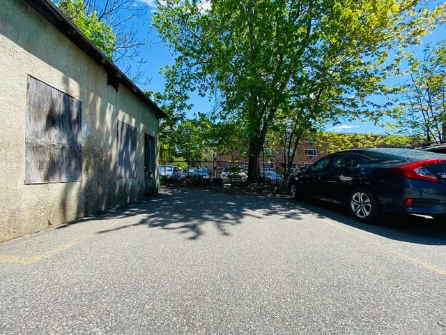 a view of a car garage