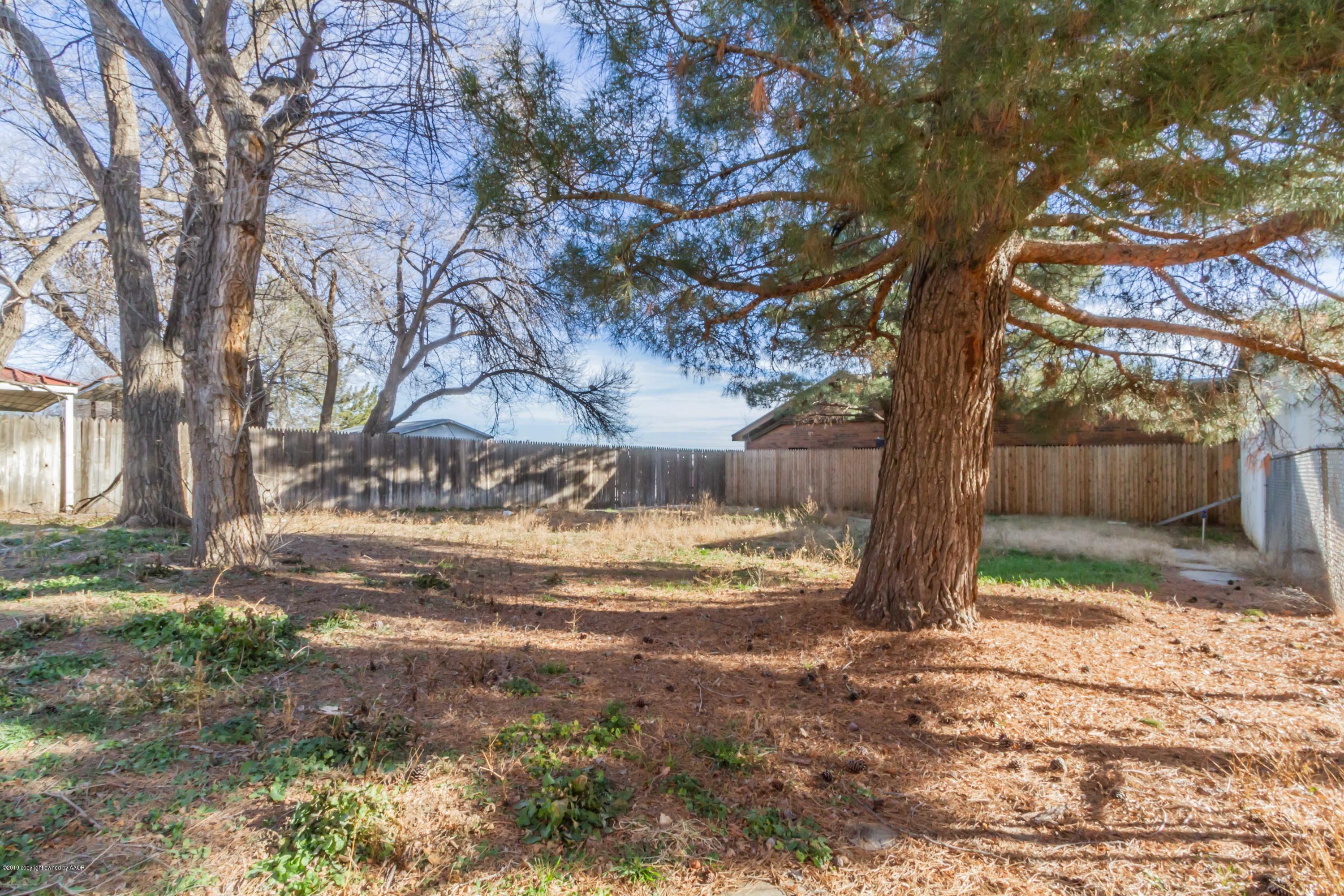 6801 Green Haven Road Amarillo, TX 79110 - Photo 62 of 65 a view of a yard with a tree