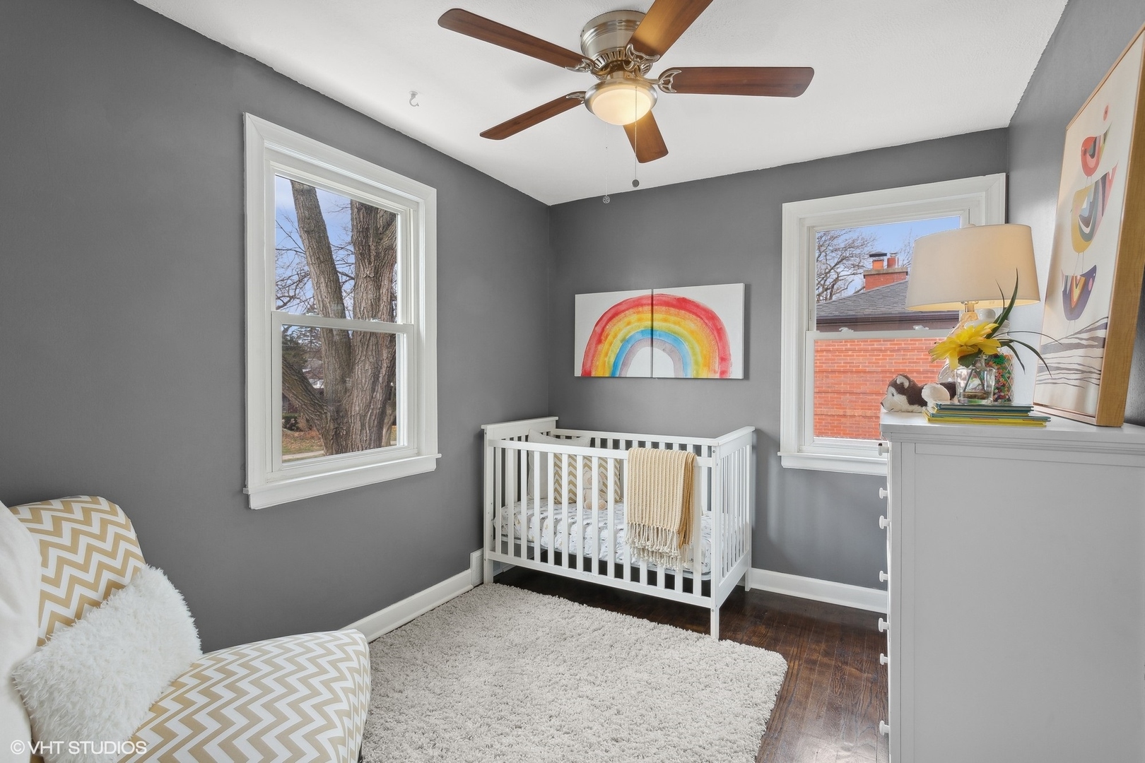 8501 Harding Avenue Skokie, IL 60076 - Photo 22 of 37 a bedroom with furniture and a window