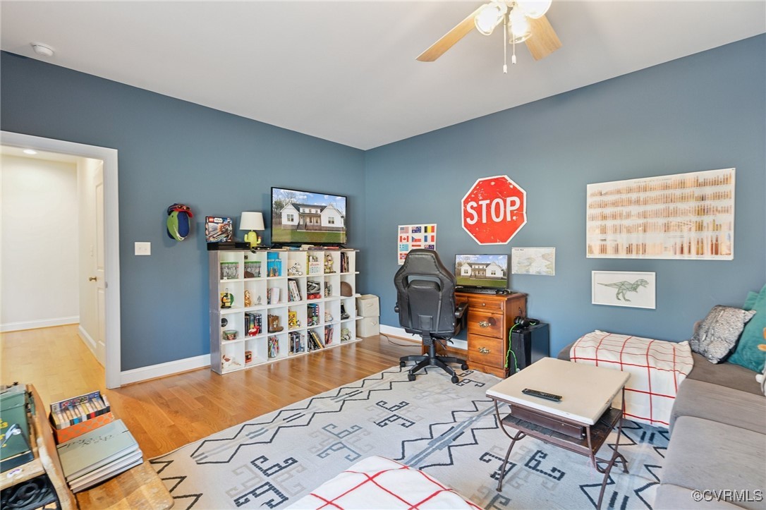 13279 Hanover Courthouse Road Hanover, VA 23069 - Photo 29 of 50 Office area with baseboards, wood finished floors,