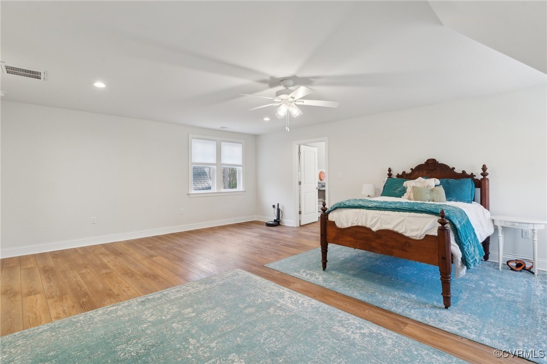 13279 Hanover Courthouse Road Hanover, VA 23069 - Photo 37 of 50 Bedroom featuring visible vents, wood finished flo