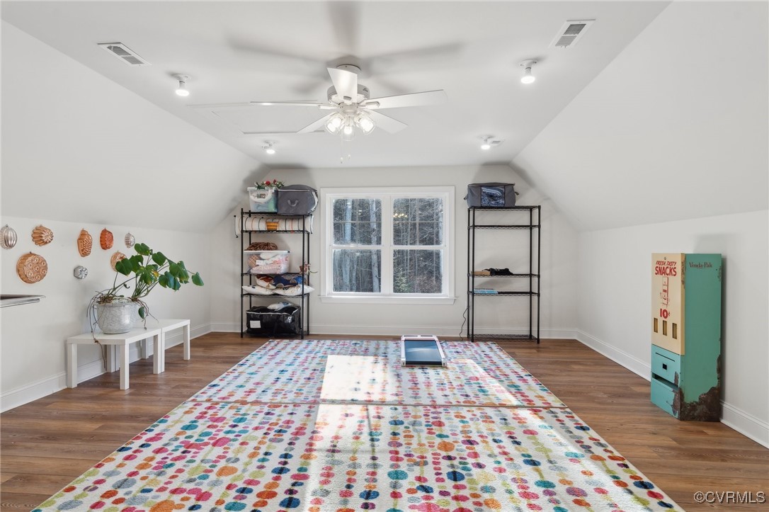 13279 Hanover Courthouse Road Hanover, VA 23069 - Photo 40 of 50 Rec room featuring visible vents, wood finished fl