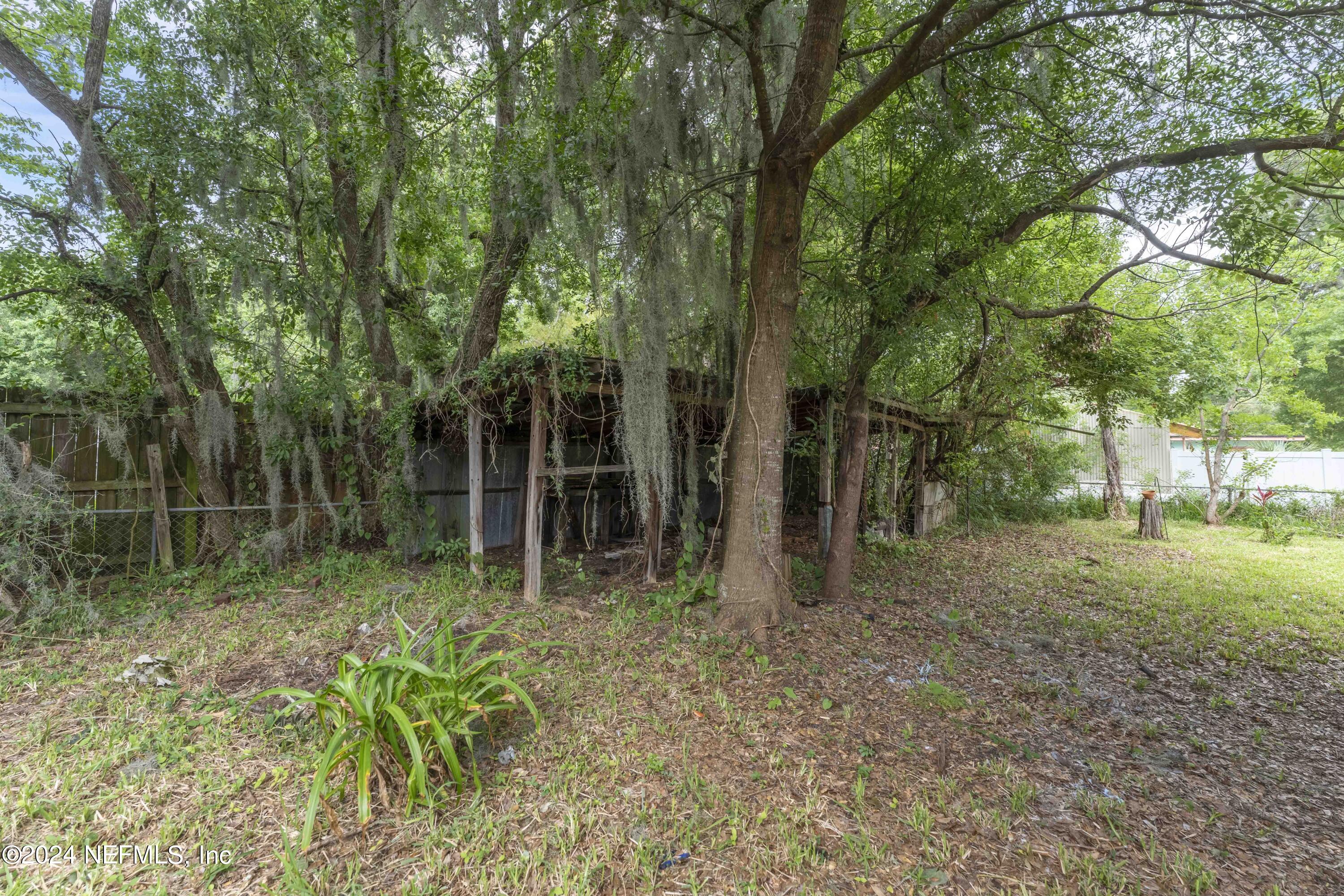 6937 Rollo Road Jacksonville, FL 32205 - Photo 26 of 26 a backyard of a house with lots of green space