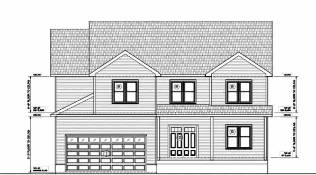 a black and white photo of a house