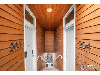 a view of a door and an outdoor space
