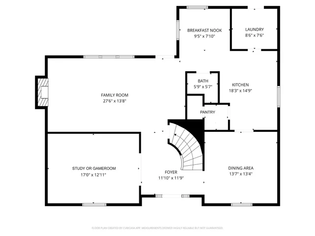 a view of a park with swings