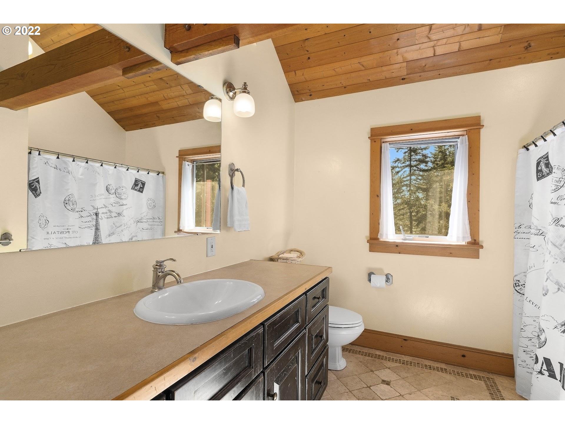 181 Lyons Road White Salmon, WA 98672 - Photo 18 of 32 a bathroom with a sink and a mirror