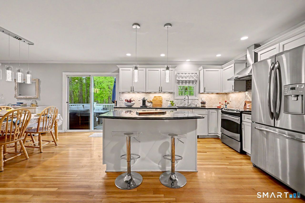 34 Beardsley Road New Milford, CT 06776 - Photo 7 of 40 White Cabinets & Elegant Granite with Island