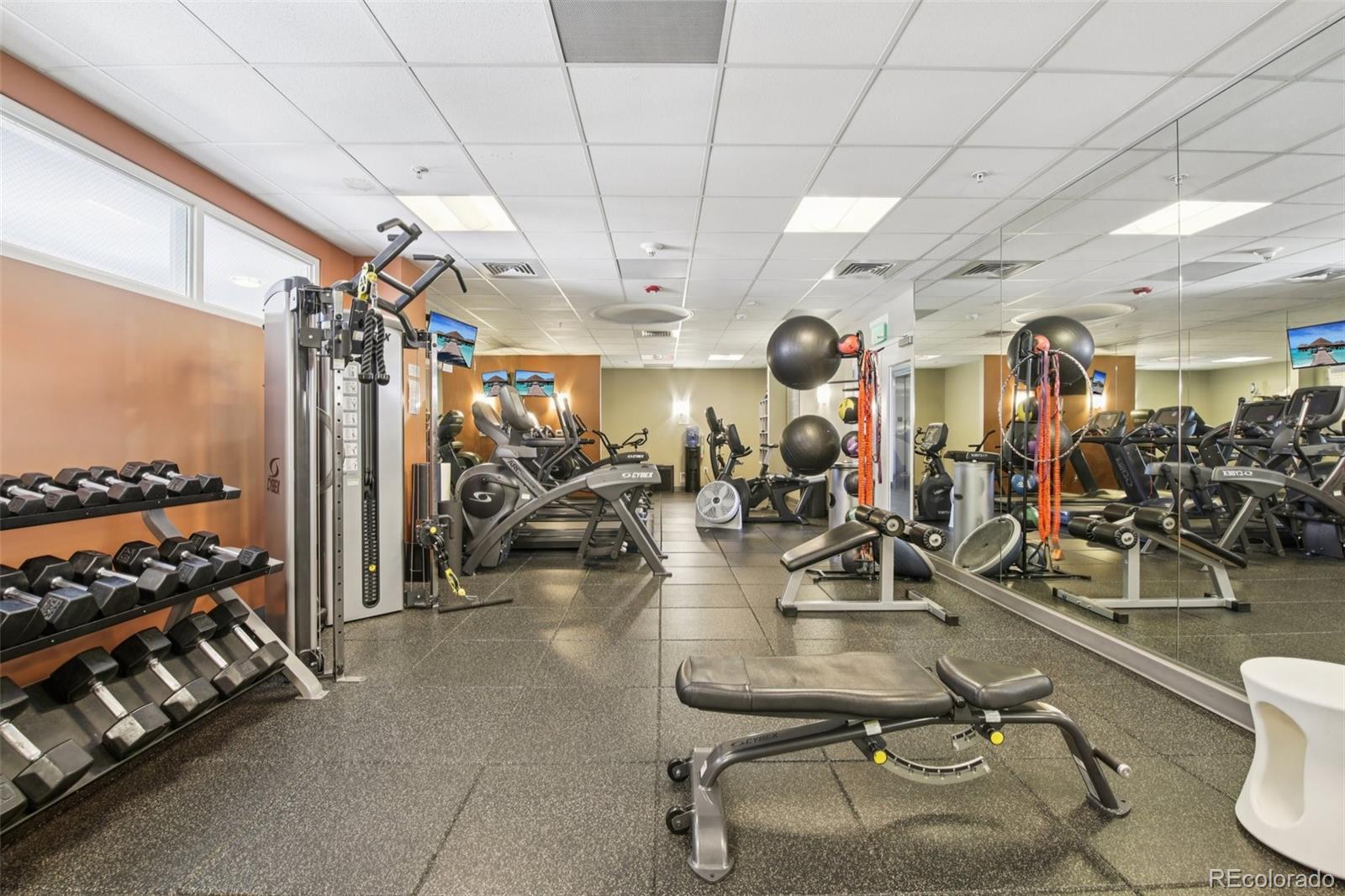 410 Acoma Street, Unit 206 Denver, CO 80204 - Photo 34 of 37 a view of a room with gym equipment