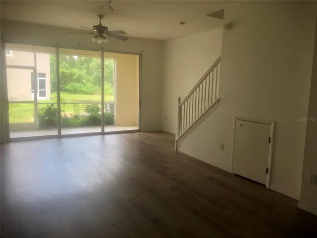 wooden floor in an empty room