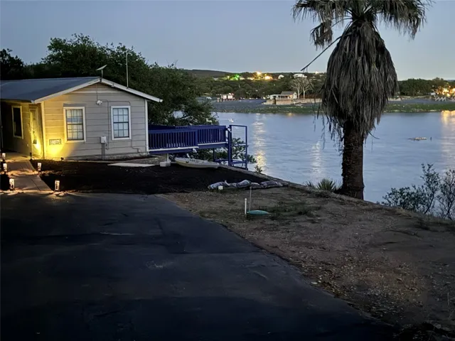 a house view with a garden space