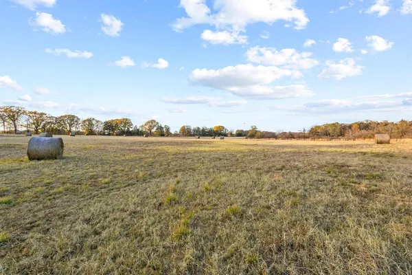 a view of a lake with a city