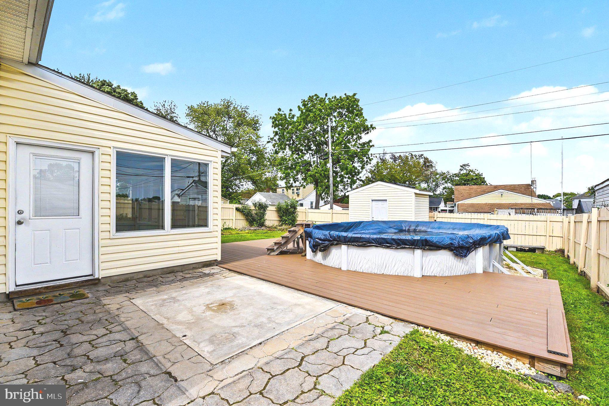 2623 Ambler Road Baltimore, MD 21222 - Photo 30 of 46 Trex Decking and Pool w/ Hot Tub Pad
